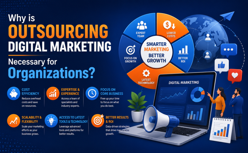 Why is outsourcing digital marketing necessary for organizations