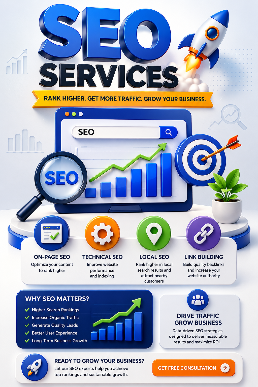 Drive More Traffic, Leads & Revenue with Professional SEO Services