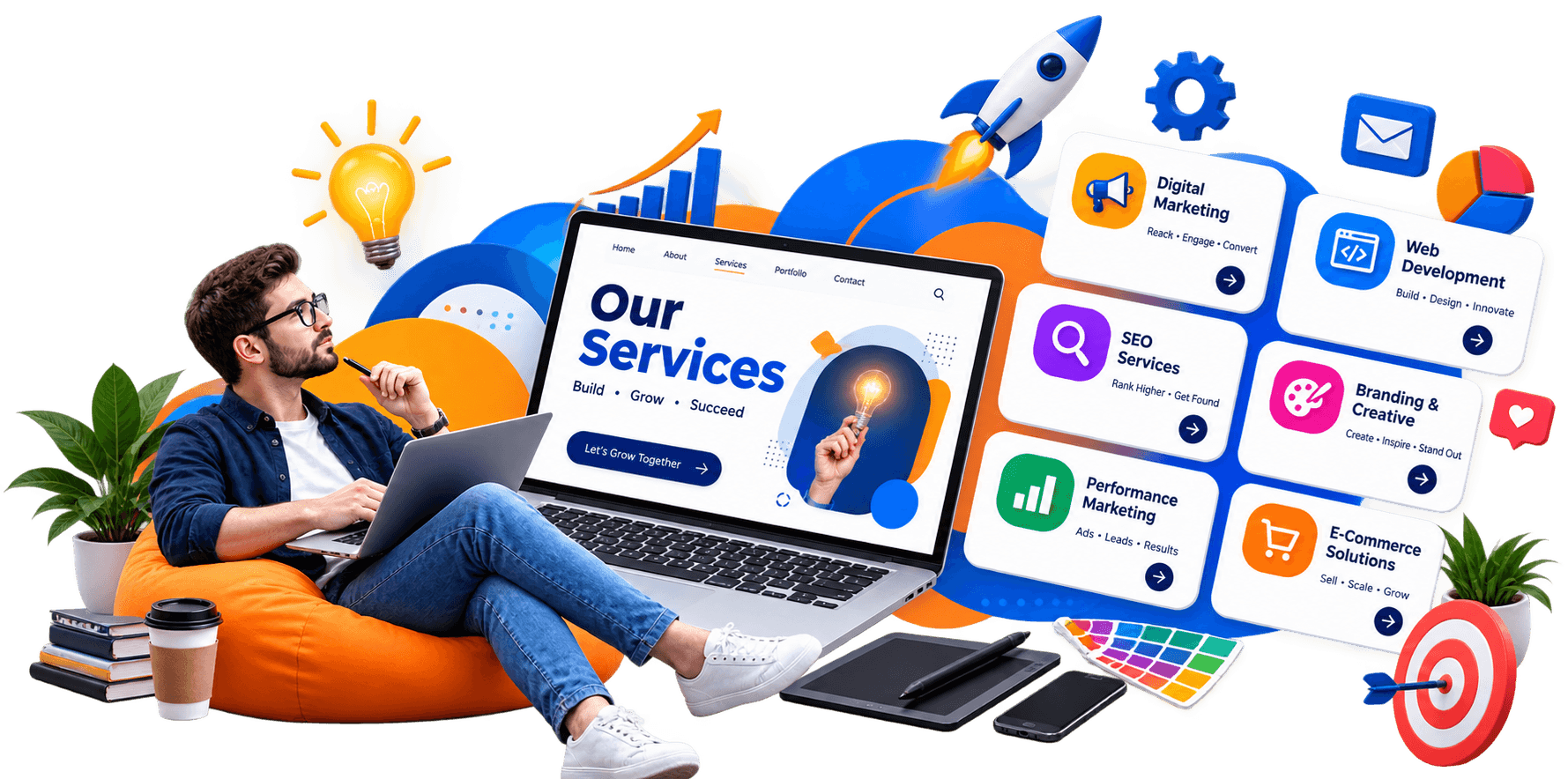 Kreative Hunks digital marketing services creative